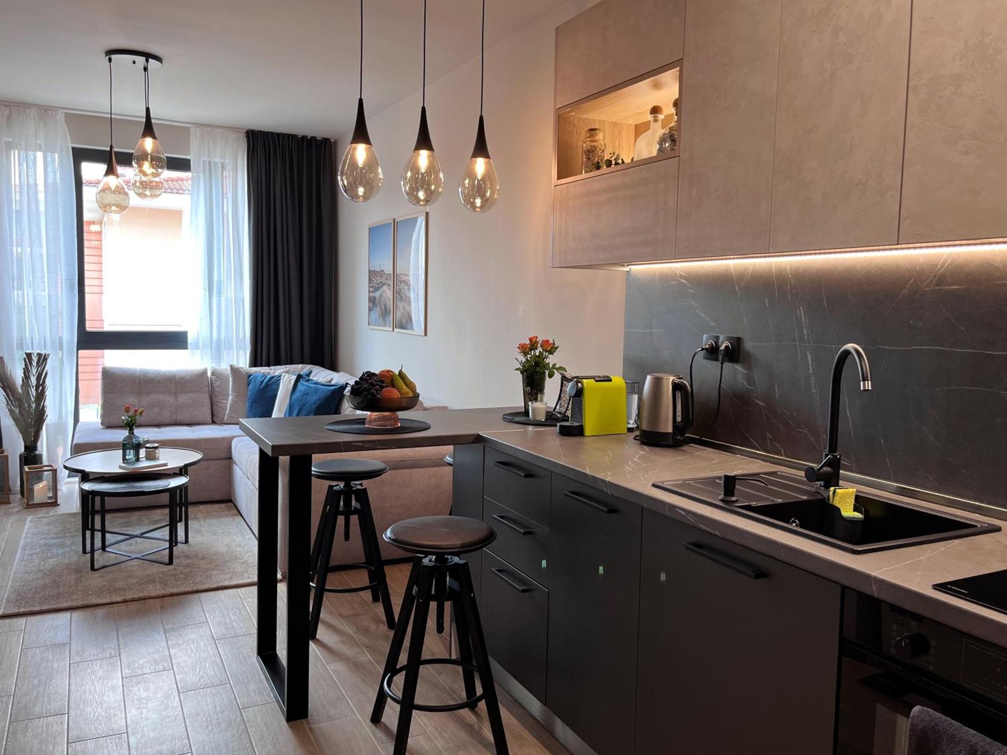 Azur Alegria Studio - Free Parking & Pool Sankt Konstantin & Helena Eksteriør billede